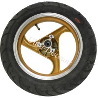 Rad vorn fr chinesischen Skooter (Gold  - typ 3) Bilder 1