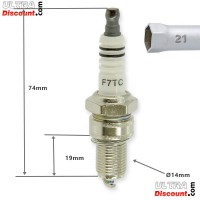 Zndkerze original fr Originalmotor MT4 - Kit MT4 Bilder 1