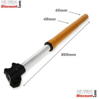 Gabelholme Qualittsprodukt 800mm, einzige Einstellung, 15mm Radachsen - Gold Bilder 1