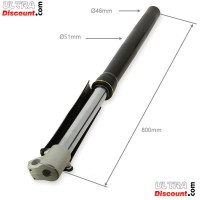 Gabelholme Qualittsprodukt  800mm, 15mm Radachsen - Schwarz Bilder 1