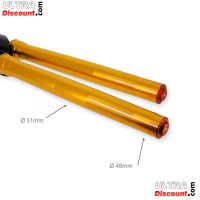 Gabelholme Qualittsprodukt  800mm, 15mm Radachsen - Golden Bilder 1