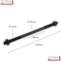 Radachse 12mm x 210mm fr dirt bike Bilder 1