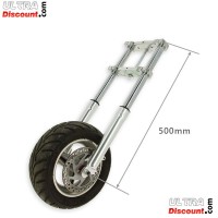 Gabel fr pocket Supermotard (145mm) silber Bilder 2