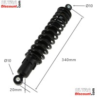 Stodmpfer hinten fr Quad Bashan 200 ccm (BS200S-7) (340 mm) Schwarz Bilder 1