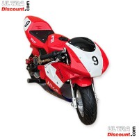 Pocket Bike 49ccm Hohe Qualitt rot und wei Bilder 1