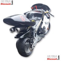 Pocket Bike 49ccm Hohe Qualitt Schwarz und wei Bilder 1