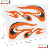 Aufkleber fr Shineray Quad 200ccm Orange Bilder 1