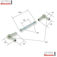 Spurstange elektrische Pocket ATV Bilder 1
