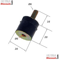 Silentblock 20x20 ATV SPY RACING SPY350F1 Bilder 1