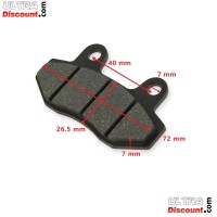 Vorderer Bremsbelag fr Citycoco Shopper Bilder 1