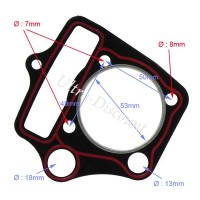 Dichtungssatz Motoren 110 ccm (1P52FMH 52.4mm) fr Kinder ATV Teile Bilder 1