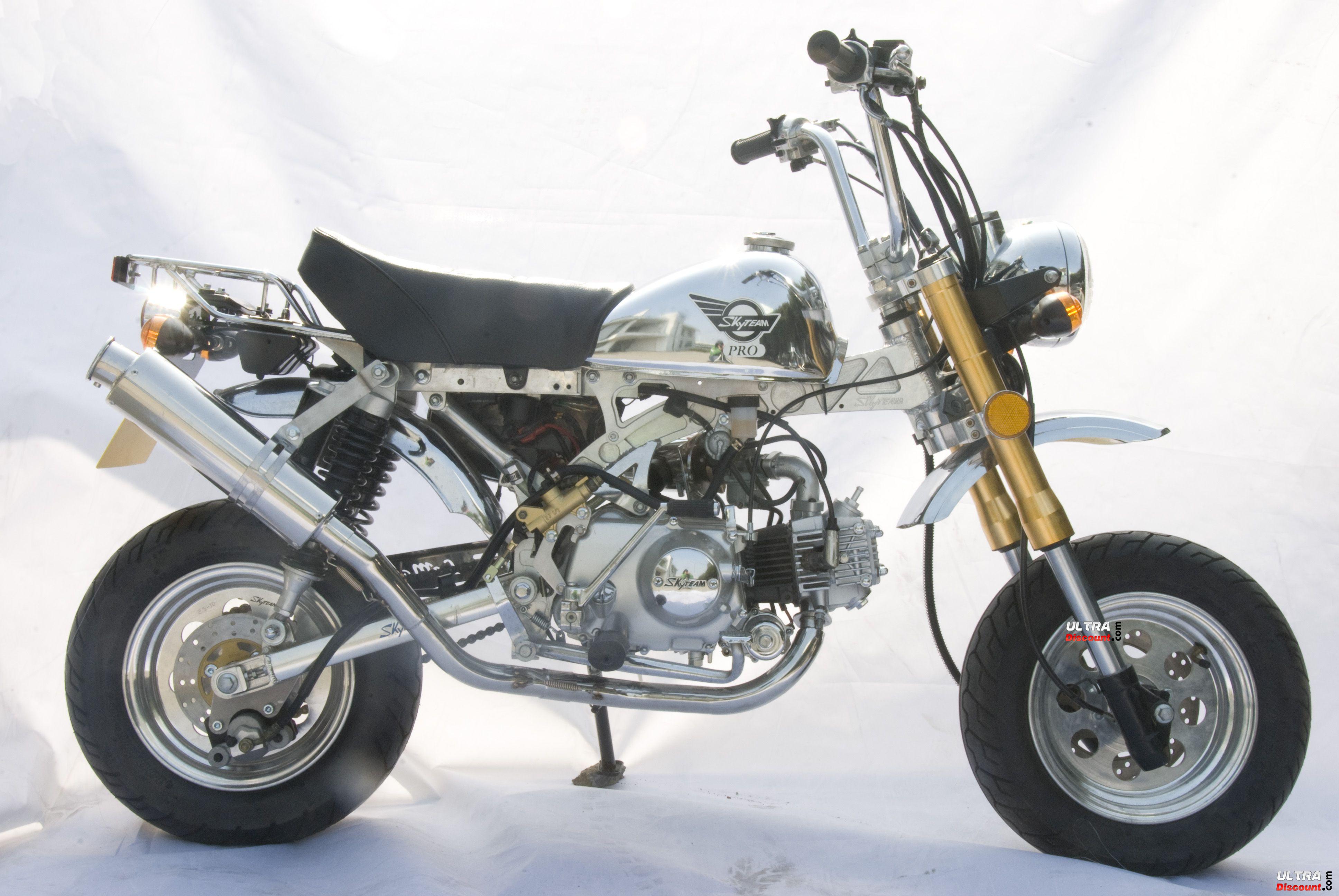 Auspuff verchromt fr Monkey Gorilla 125 ccm Bilder 1