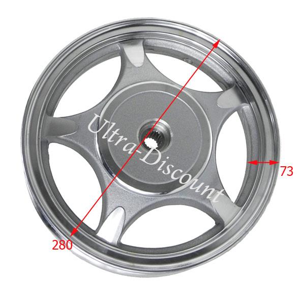 Felge hinten aus Alu fr Skooter Baotian BT49QT-9 Bilder 1