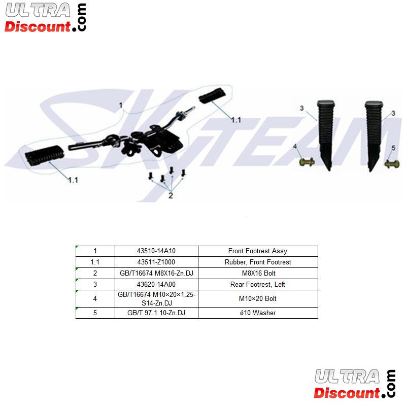 Nerf Bars vorn fr Skyteam Skymax Bilder 1