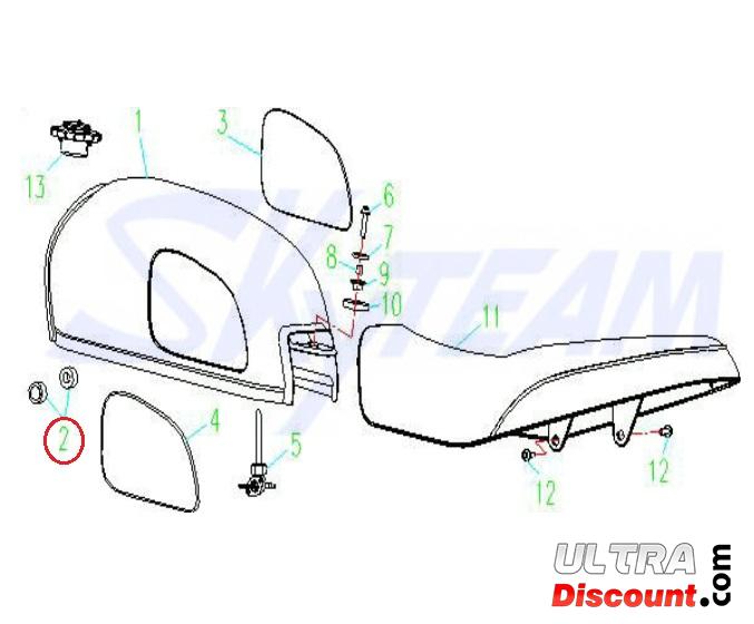 Silentblock vorn fr Tank Skyteam Cobra Bilder 2