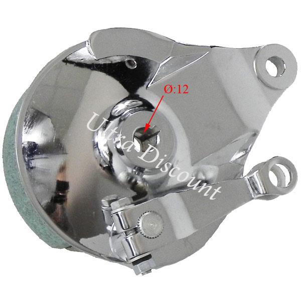 Radnabe Tuning vorn-hinten 10mm fr Dax 50 ccm bis 125 ccm (Nickel ) Bilder 2