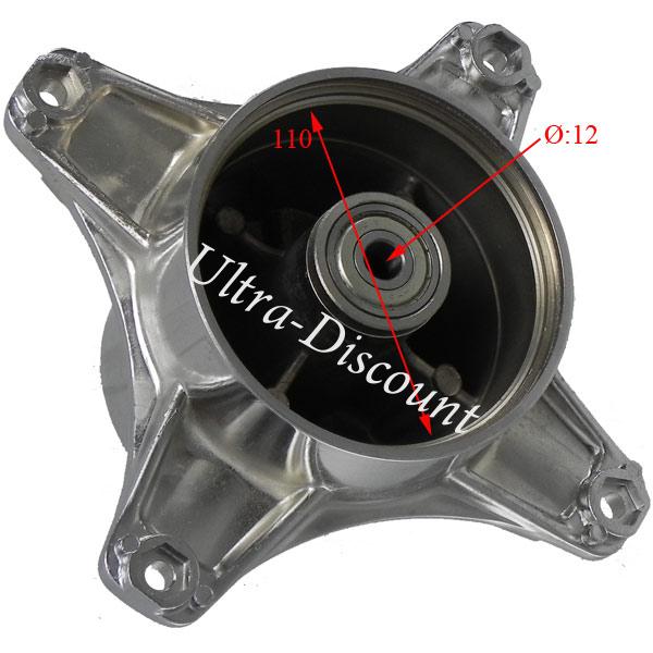 Radnabe Tuning vorn-hinten 10mm fr Dax 50 ccm bis 125 ccm (Nickel ) Bilder 4