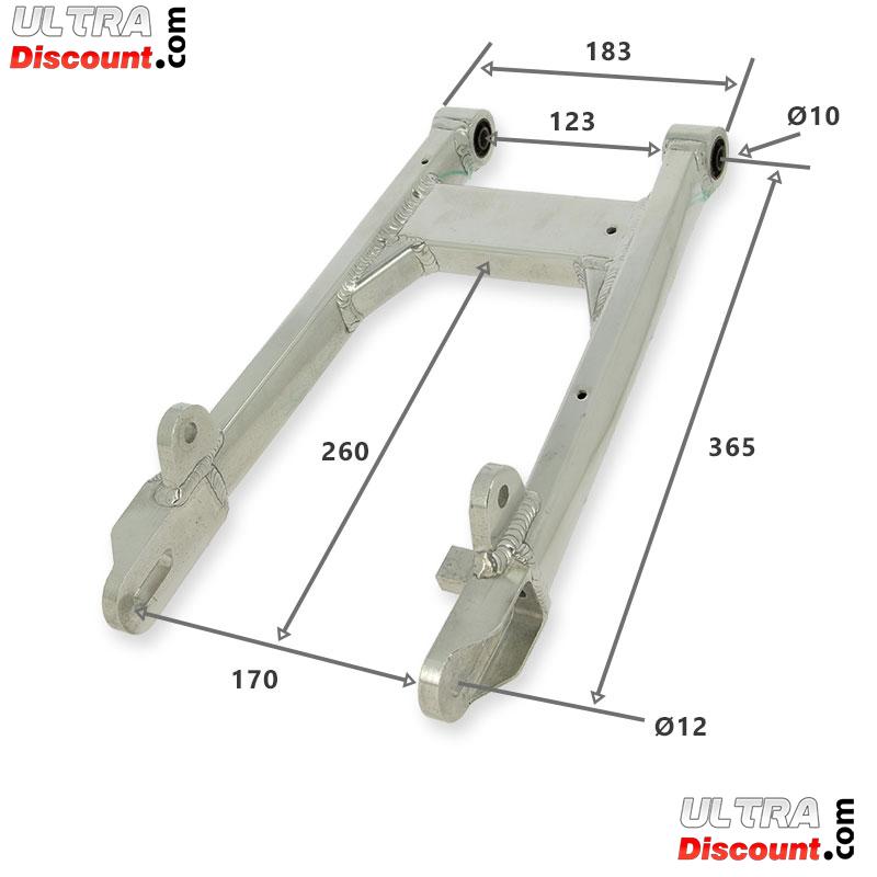 Schwingarm Aluminium Tuning fr Monkey-Gorilla (+16cm) Bilder 1
