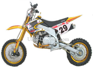 dirt bike 125 ccm AGB29 gelb (Typ 5), Dirt bike