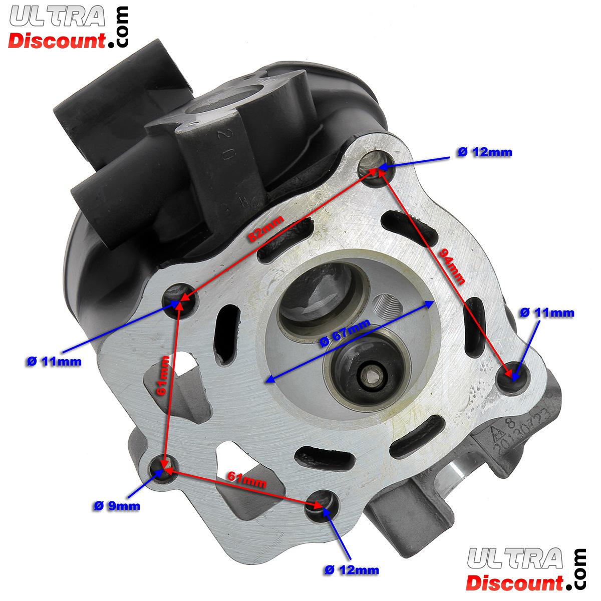Zylinderkopf fr Quad-Motor  Bashan 250 ccm (Schwarz, BS250S-11) Bilder 2