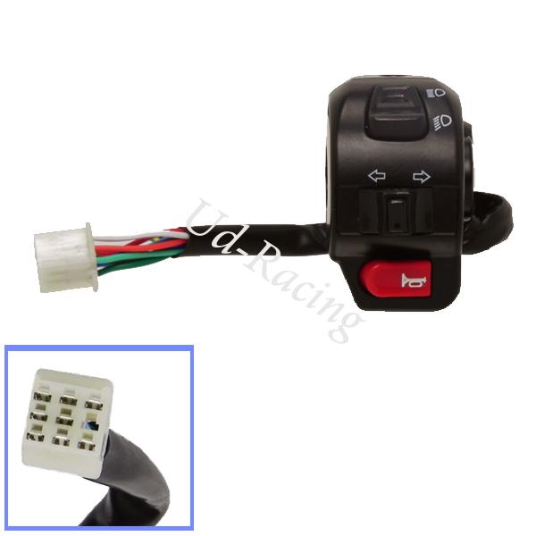 Lenkerschalter links fr Scooter Baotian BT49QT-9 (typ 1), Ersatzteile Baotian BT49QT-9