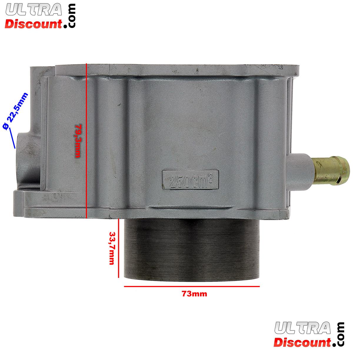 Zylinder Kit fr Quad Shineray 250ST9-E-STIXE (ZongShen) Bilder 1
