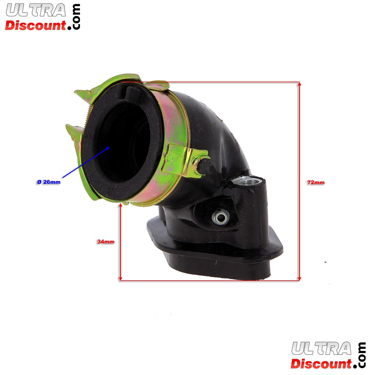 Ansaugstutzen fr Motorroller Baotian BT49QT-9 Bilder 1