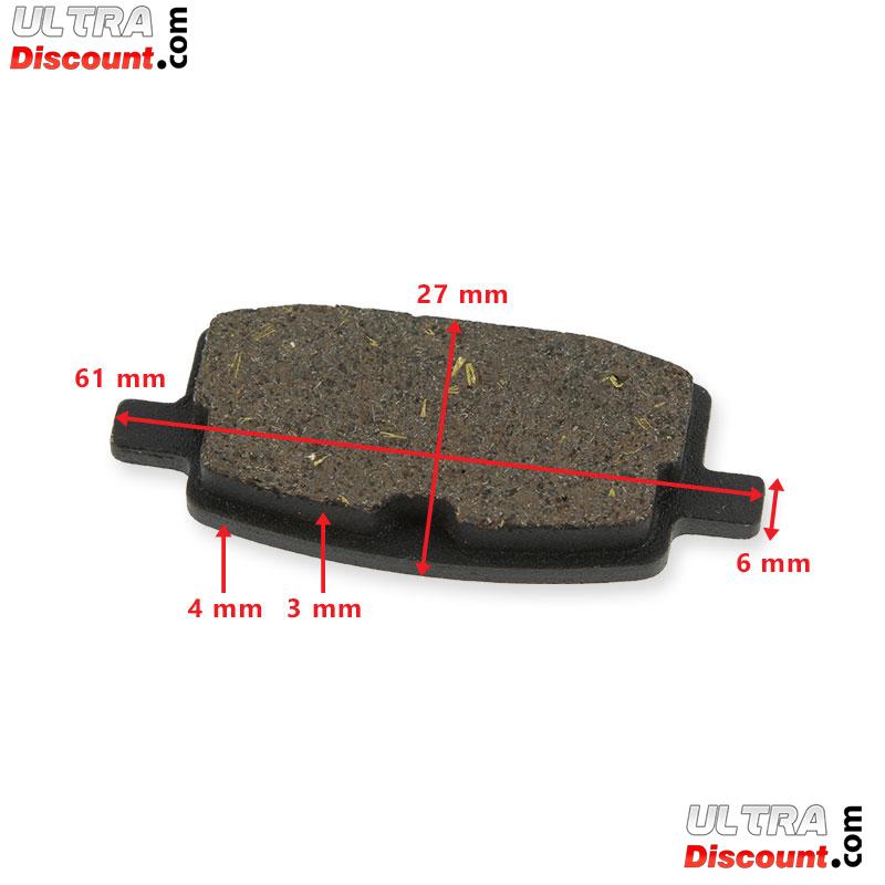 Bremsbelag vorn fr chinesische Motorroller typ 2 Bilder 1
