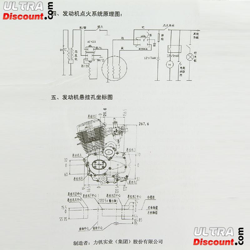 Motor Lifan 250 ccm 167FMM fr dirt bike Bilder 4