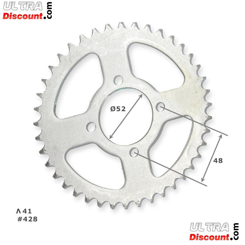 Kettenkranz, verstrkt, 41 Z 428 fr dirt bike (Typ 2) Bilder 1