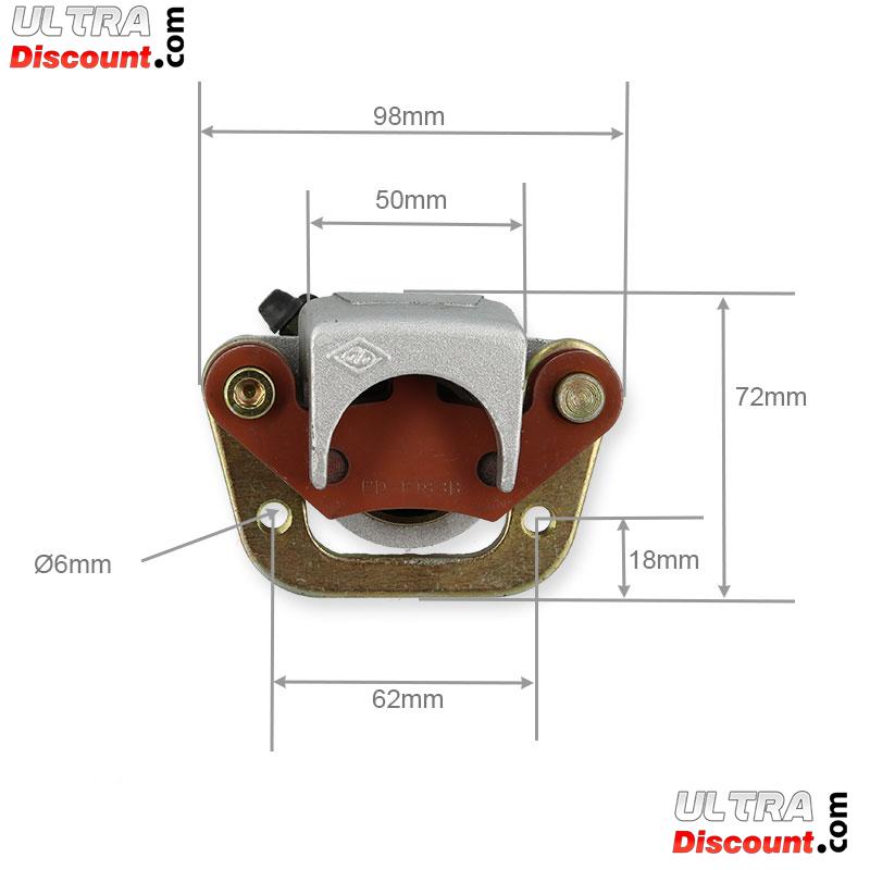 Bremssattel vorn rechts fr Quad Bashan 300 ccm (BS300S-18) Bilder 1