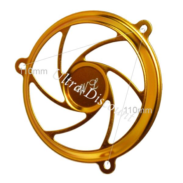 Lftungsgitter Tuning fr Motorroller  (Gold) Bilder 1