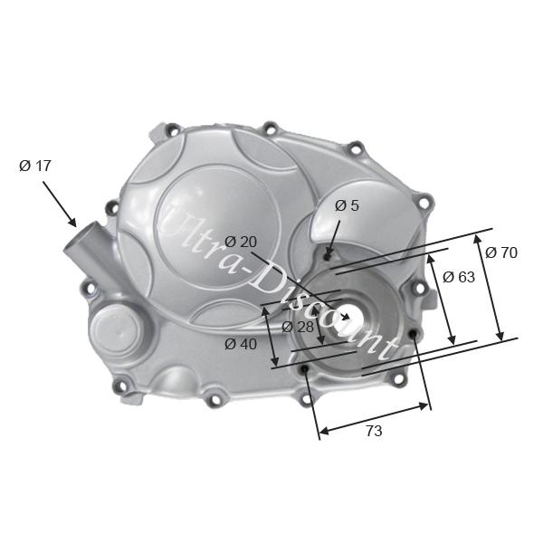 Kupplungsgehuse Quad SHINERAY 250 ST-9E - STIXE Bilder 1