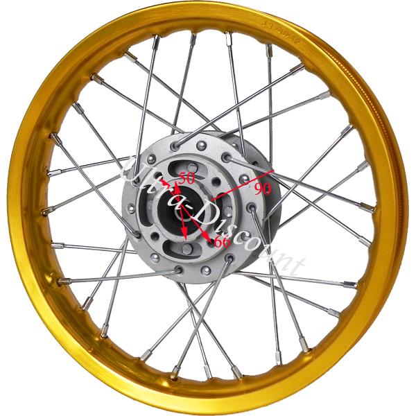 Felge vorn 12'', Gold, fr dirt bike Bilder 1