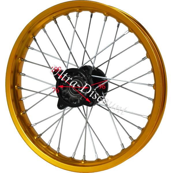 Felge vorn 14'', gold, fr dirt bike (Typ 2) Bilder 1