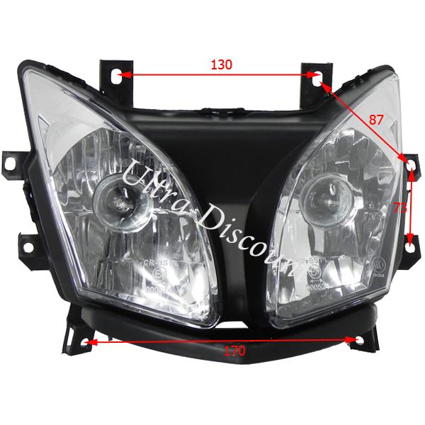 Frontscheinwerfer fr Quad Shineray 300ccm (XY300STE) Bilder 1