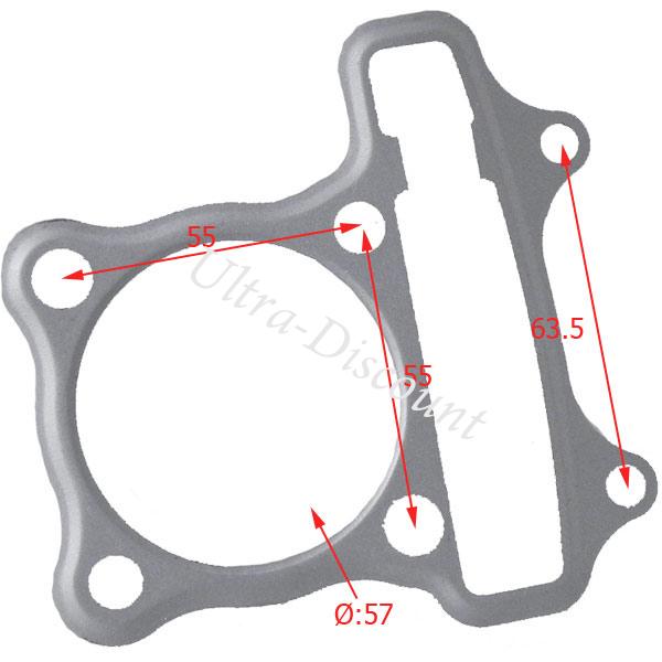 Dichtung Zylinderkopf  fr Motor 150 ccm Shineray (XY150ST) Bilder 1
