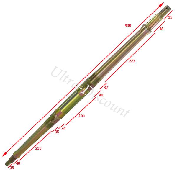 Achsenwelle hinten fr Quad 350 ccm (XY350ST-E) Bilder 1