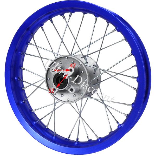Felge hinten 14'' blau fr dirt bike (Typ 1) Bilder 1