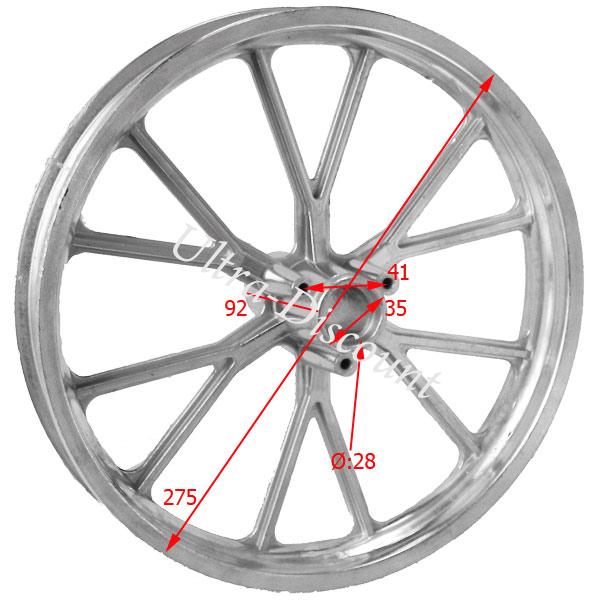 Felge vorn 10''  fr Pocket bike cross (Typ 2) Bilder 1