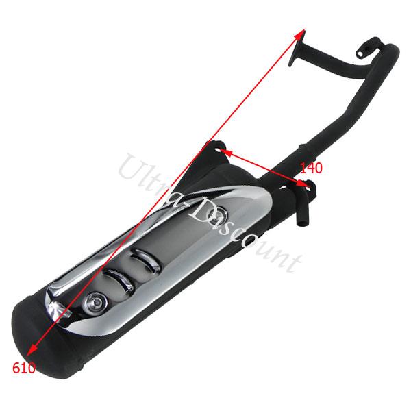 Auspuff fr Scooter Baotian BT49QT-11 Bilder 1