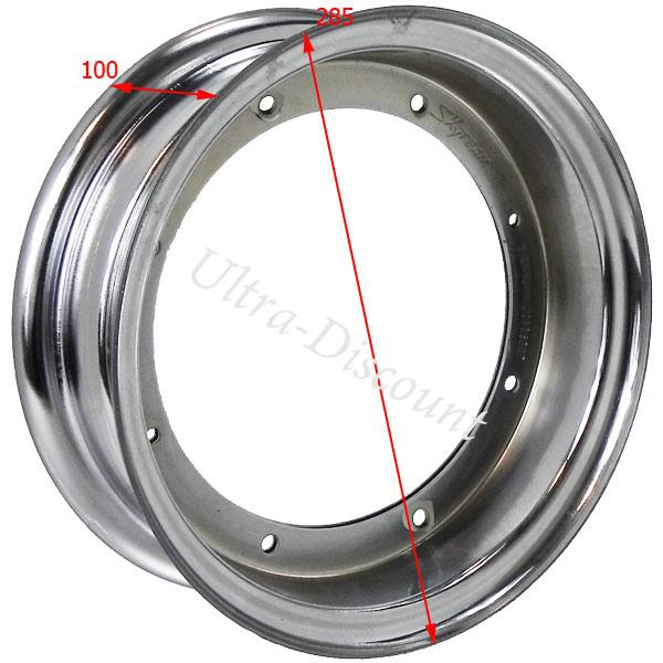 Felge vorn chrom Tuning fr Dax 50 ccm bis 125 ccm (3.00x10) Bilder 1