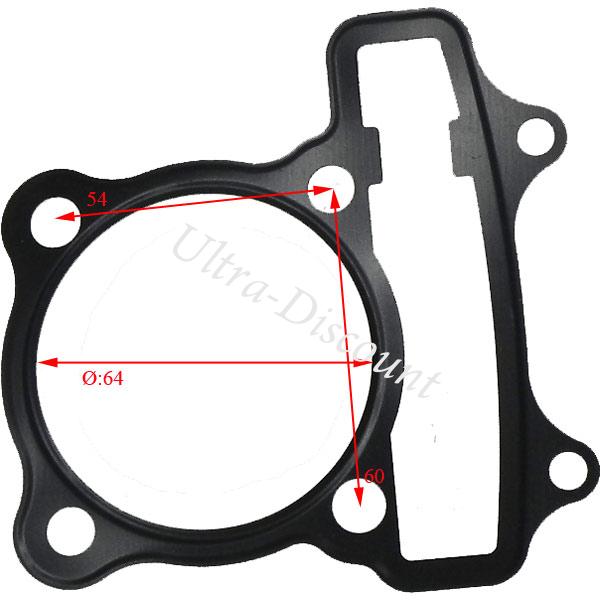 Dichtung Zylinderkopf  fr Shineray Motor 200 ccm (XY200St-6A) Bilder 1
