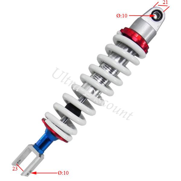 Stodmpfer dirt bike (Modell 11) 365mm bis 380mm - Weiss Bilder 1