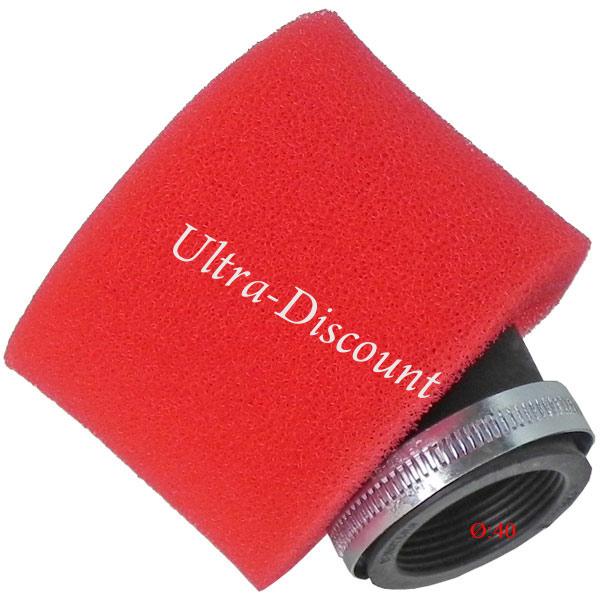 Luftfilter mit beidseitig Schaumstoff 40 mm Rot type2 Bilder 1