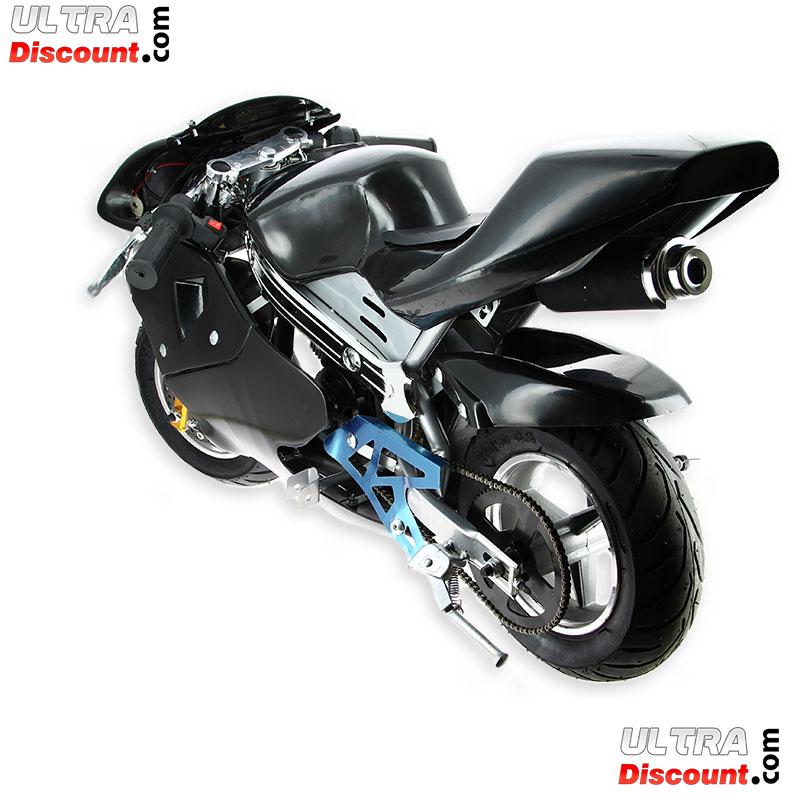 Pocket Bike 49cc schwarz mit Frontoptik Bilder 4