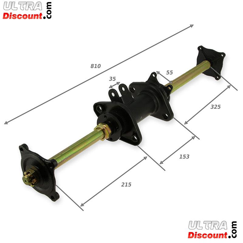 Achse hinten fr Quad 200 ccm Bilder 1