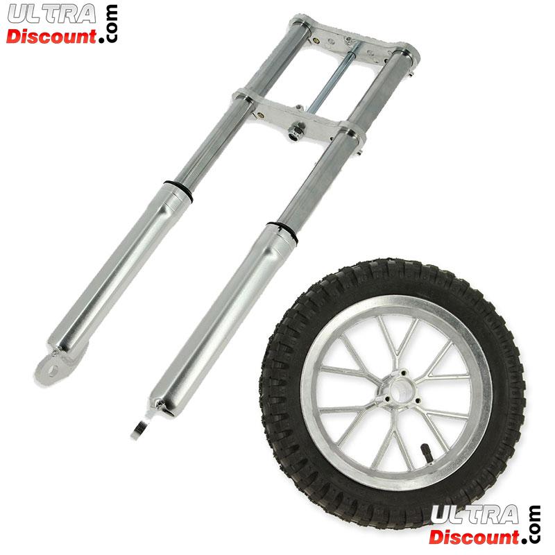 Gabel fr pocket bike cross silber Bilder 2
