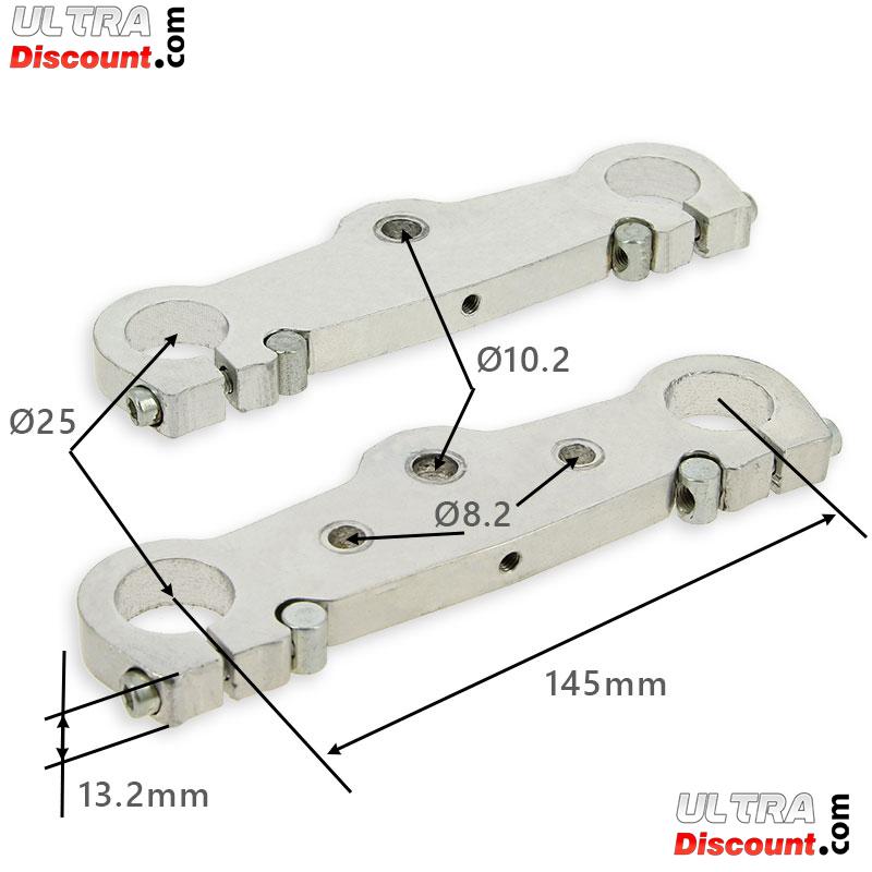 Gabel fr pocket Supermotard (145mm) silber Bilder 1