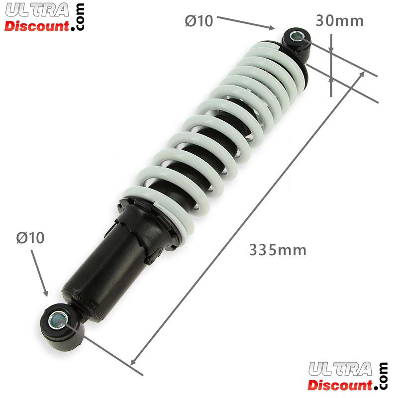 Stodmpfer hinten fr Quad Shineray 200ST-9 (Wei-Schwarz , 335 mm) Bilder 1